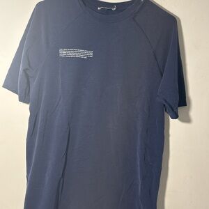 Pangaia Womens M sustainable tee. Lightweight. Navy blue. Excellent condition